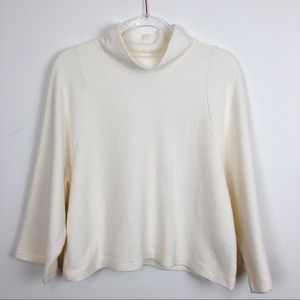 Madewell Tops - MADEWELL OFF WHITE MOCK TURTLENECK SHIRT SZ M Madewell Tops - MADEWELL OFF WHITE MOCK TURTLENECK SHIRT SZ M